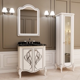 Тумба під раковину Marsan Melissa 780 дерево/МДФ білий Melissa780white