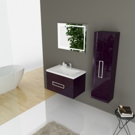 Тумба під раковину Marsan Monique 600 МДФ баклажан Monique600baklajan