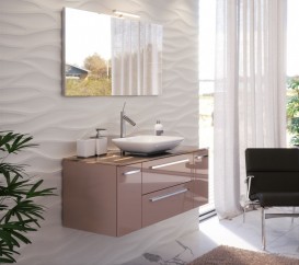 Тумба під раковину Marsan Oscar 1200x500 МДФ капучино Oscar1200x500капучино