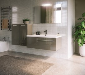 Тумба під раковину Marsan Oscar 800x500 МДФ бісмарк Oscar800x500бисмарк-1