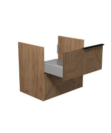 Тумба під раковину Мийдодир Cubic 70-A 66х42,8 см ДСП дуб підсмажений 00-0008588