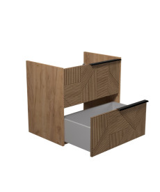 Тумба під раковину Мийдодир Cubic 70-A 66х42,8 см ДСП дуб підсмажений 00-0008588