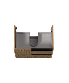 Тумба під раковину Мийдодир Cubic 70-A 66х42,8 см ДСП дуб підсмажений 00-0008588