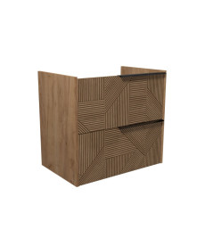 Тумба під раковину Мийдодир Cubic 70-A 66х42,8 см ДСП дуб підсмажений 00-0008588