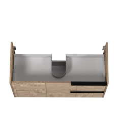 Тумба під раковину Мийдодір Illusion 100-A 97х42,8 см ДСП дуб натуральний 00-0008582