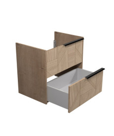 Тумба під раковину Мийдодір Illusion  70-A 66х42,8 см ДСП дуб натуральний 00-0008580