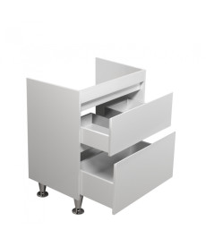 Тумба под раковину Мойдодыр Prime 56х43 см ДСП/МДФ белый глянец 00-00004402