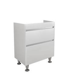 Тумба под раковину Мойдодыр Prime 69х44 см ДСП/МДФ белый глянец 00-00005737