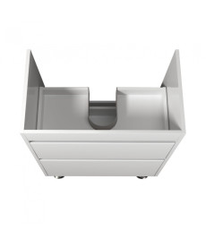 Тумба під раковину Мийдодір Prime 79х44 см ДСП/МДФ білий глянець 00-00005739