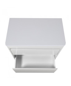 Тумба под раковину Мойдодыр Prime 80 ST со столешницей 80х45 см ДСП/МДФ белый глянец 00-0008187