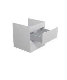 Тумба під раковину Мийдодир Unik 50-A 46х44,6 см ДСП/МДФ білий глянець 00-0008762