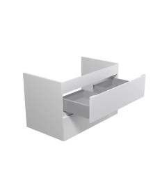 Тумба під раковину Мийдодір Unik 70-A 66х44,6 см ДСП/МДФ білий глянець 00-0008764