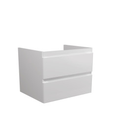 Тумба під раковину Мийдодір Unik 70-A 66х44,6 см ДСП/МДФ білий глянець 00-0008764