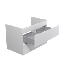 Тумба під раковину Мийдодир Unik 80-A 76х44,6 см ДСП/МДФ білий глянець 00-0008765