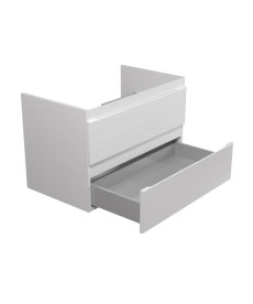 Тумба під раковину Мийдодир Unik 80-A 76х44,6 см ДСП/МДФ білий глянець 00-0008765