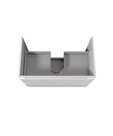 Тумба під раковину Мийдодир Unik 80-A 76х44,6 см ДСП/МДФ білий глянець 00-0008765