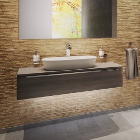 Тумба под раковину на столешницу Ravak Freedom SUD 260.01 1100 ДСП/МДФ сатинированное дерево X000001101