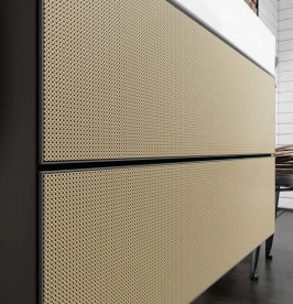 Тумба под раковину подвесная Hansgrohe Xevolos E 48х47,5 см сланцево-серый матовый/узорчатая бронза 54174390