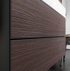 Тумба під раковину підвісна Hansgrohe Xevolos E 58х47,5 см сланцево-сірий матовий/темний дуб 54177730