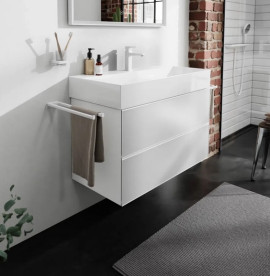 Тумба під раковину підвісна Hansgrohe Xevolos E 98х47,5 см матовий білий/білий 54181320