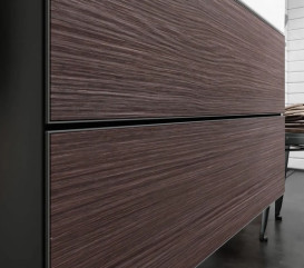 Тумба під раковину підвісна Hansgrohe Xevolos E 118х47, 5 см сланцево-сірий матовий/темний дуб 54186730