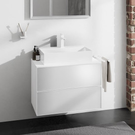 Тумба під раковину підвісна Hansgrohe Xevolos E 78х47,5 см матовий білий/білий 54187320