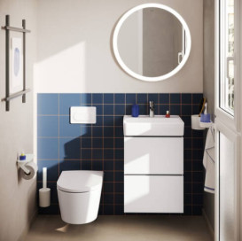 Тумба під раковину Hansgrohe Xilesa E 48х38 см МДФ матовий білий 54248700