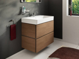 Тумба під раковину підвісна Hansgrohe Xilesa E 78х47 см ДСП дуб кашемір 54260550