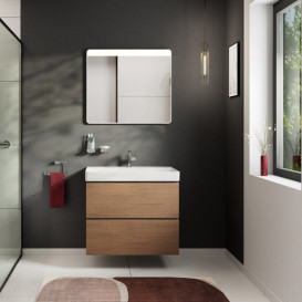 Тумба під раковину підвісна Hansgrohe Xilesa E 78х47 см ДСП дуб кашемір 54296550