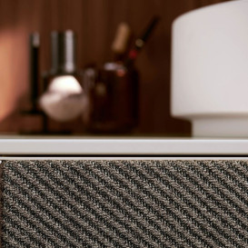 Тумба під раковину підвісна Hansgrohe Xevolos E 98х55,5 см матовий білий/текстиль темно-сірий 54313660