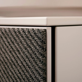 Тумба під раковину підвісна Hansgrohe Xevolos E 137х55,5 см піщано-бежевий матовий/текстиль темно-сірий 54317660