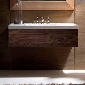 Тумба під раковину підвісна Kerasan Bentley 120х50 см темний ясен 917647