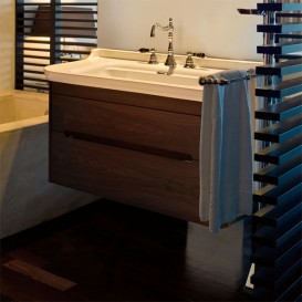 Тумба під раковину підвісна Kerasan Waldorf 100 см горіх 919246