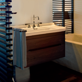 Тумба під раковину підвісна Kerasan Waldorf 80 см горіх 919346