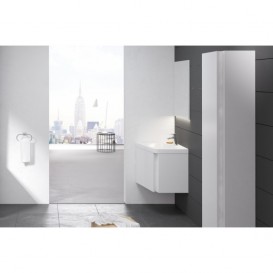 Тумба под угловую раковину подвесная Ravak 10° SD 550 L ДСП/МДФ белый глянец X000000739