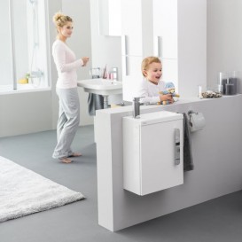 Тумба под раковину подвесная Ravak Chrome SD 400 ДСП/МДФ белый X000000538