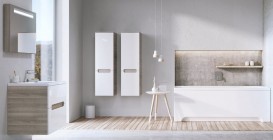 Тумба под раковину подвесная Ravak Classic II SD 800-R ДСП/МДФ капучино/белый глянец X000000917