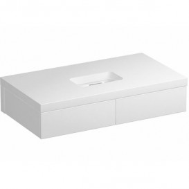 Тумба под раковину подвесная Ravak Formy SD 1000 МДФ белый глянец X000001030