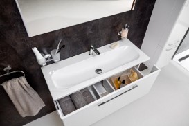 Тумба под раковину подвесная Ravak Ring SD 1000 ДСП/МДФ белый X000000769