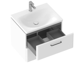 Тумба под раковину подвесная Ravak SD Balance II 500 МДФ белый X000001813