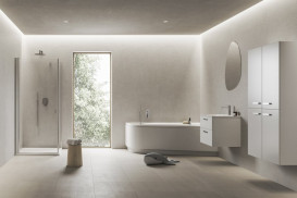 Тумба под раковину подвесная Ravak SD Chrome II 600 ДСП/МДФ белый ручка хром X000001772