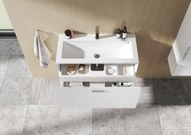 Тумба під раковину підвісна Ravak SD Clear II 800 ДСП/МДФ білий X000001642