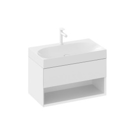 Тумба под раковину подвесная Ravak SD Lite 80 МДФ белый X000001861