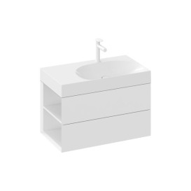 Тумба під раковину підвісна Ravak SD Lite 80 Л МДФ білий X000001873