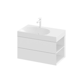 Тумба под раковину подвесная Ravak SD Lite 80 П МДФ белый X000001885