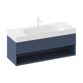 Тумба под раковину подвесная Ravak SD Lite 120 МДФ Deepsea Blue X000001869