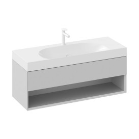 Тумба под раковину подвесная Ravak SD Lite 120 МДФ дымчато-серый X000001871