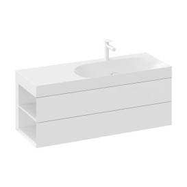 Тумба під раковину підвісна Ravak SD Lite 120 Л МДФ білий X000001879