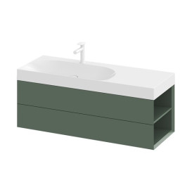 Тумба под раковину подвесная Ravak SD Lite 120 П МДФ Grey Green X000001894