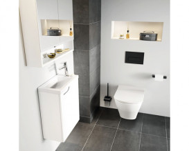 Тумба под раковину Ravak Classic II SD 400 R подвесная МДФ белый/белый X000001486